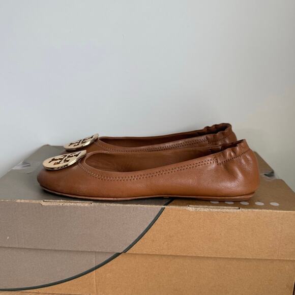 Tory Burch Claire ‘Royal Tan’ Women Ballet Flats - SZ 6 - Picture 5 of 16